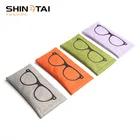 Promotional Silk Printing Custom Logo Glasses Bags Sunglasses Pouch