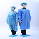 Reinforced Sterile Disposable Hospital Nonwoven Surgeon Gown
