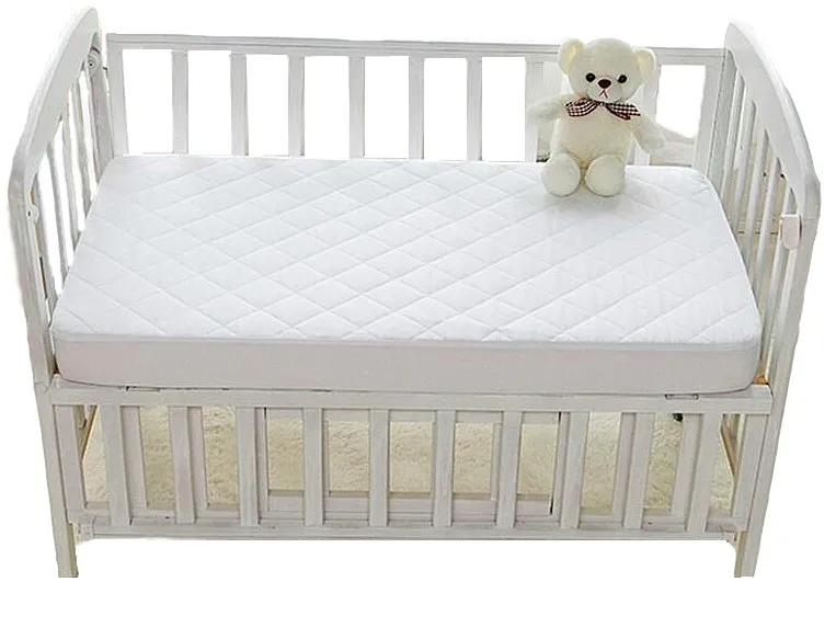 Tpu Laminated Waterproof Organic White Single Cot Jersey Baby Crib