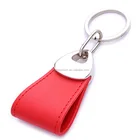 promotional key chain custom genuine leather car keychain