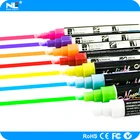 Security fluorescent liquid chalk marker pen for LED advertising writing board 8 colors in a box