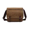 Factory New Style Mens Canvas Shoulder Messenger Bag Leisure Outdoor Canvas Bags