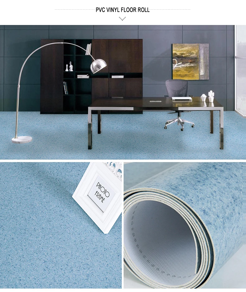 Hospital Vinyl Flooring/pvc Sheet In Rolls For Offices Flooring Roll