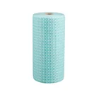 Customized woodpulp spunlace nonwoven cleaning wipes rolls wiper household kitchen cleaning wipes