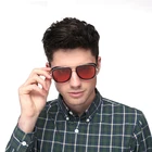 HBK Tony Stark glasses Iron man sunglasses red for men women Vintage Luxury Brand steam punk goggles Red UV400 K32202