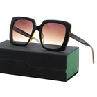 Designer fashion overside sun glasses polarized acetate sunglasses for women