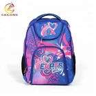 Wholesale durable polyester book bag school backpack for girls