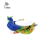 Peacock Shape Wholesale Price Decorative Fruit Plates Fruit Bowls Decorative Tablewares Restaurant Plates