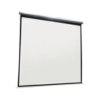 Hot selling machine glass beaded manual projector screen fold projection fixed install on wall