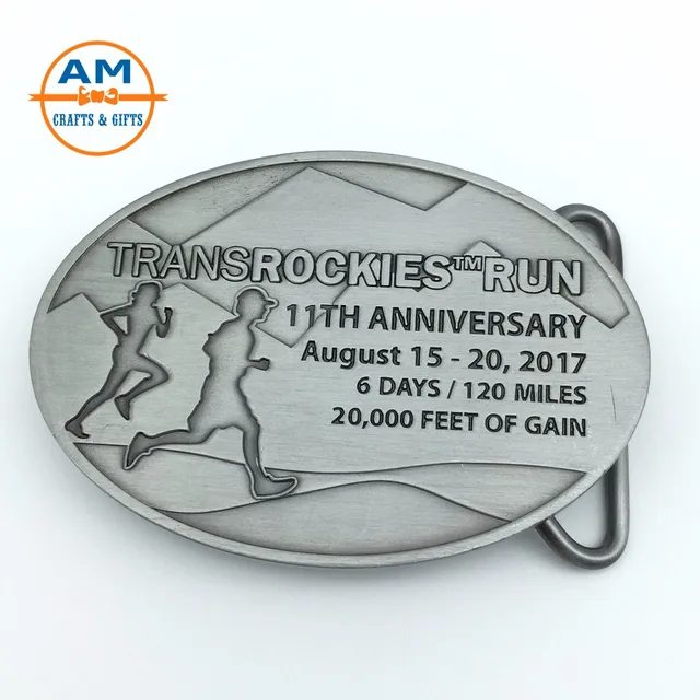 anniversary gift zinc alloy belt buckle, custom design high
