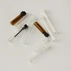 Vial Glass Vial 1ml Amber Essential Oil Glass Vial With Plastic Cap And Seal