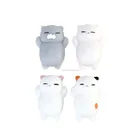 Cute Mini Super Cute Mochi Animal Squishies Toys Soft Squishies Cats Pack With 4 Pcs In 1 Seal Bag