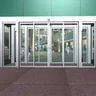 commercial interior glass doors double open