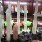 Natural Crystal Big Clear White Quartz Crystal Stone Point Towers