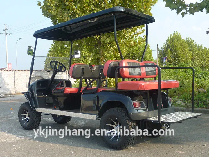 Chinese CE certification 6 seat off road gas golf cart for sale