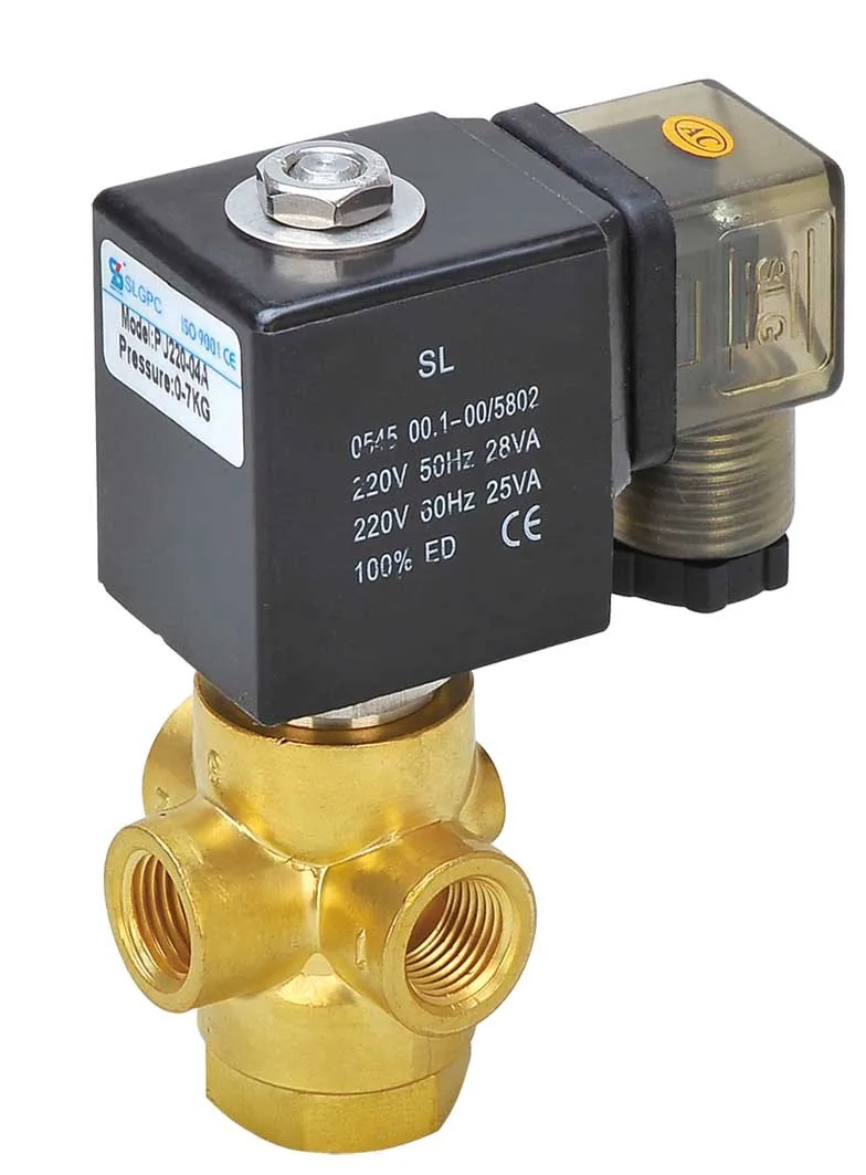 3 way electric solenoid valve for water