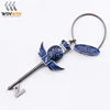 Key chain fashion promotion mini teddy/bear/dog/apple shape/rabbit supreme metal car custom key chain