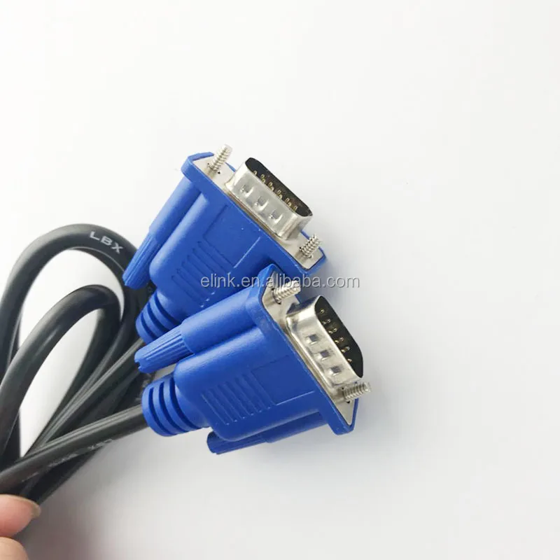 DB15 pin VGA RGB cable 15 pin connector to vga cable - ANKUX.COM