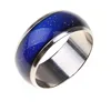Stainless Ring Changing Color Mood Rings Feeling / Emotion Temperature Ring Wide 6mm Smart Jewelry Factory direct sale
