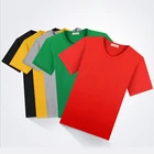 Wholesale 100% Cotton T Shirt mens plain t shirts for printing