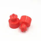 Professional custom 28/410 24/410 plastic water bottle push pull cap