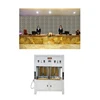 2017 hot sale 2 work station leather embossing 3d wall panel machine