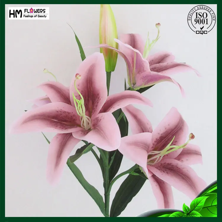 wholesale cheap artificial flower artificial tiger lily flower