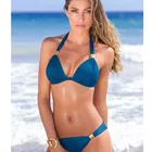 2019 OEM ODM swimwear sexy woman beach wear ladies shiny bathing suit swimsuit sexy girl bikini
