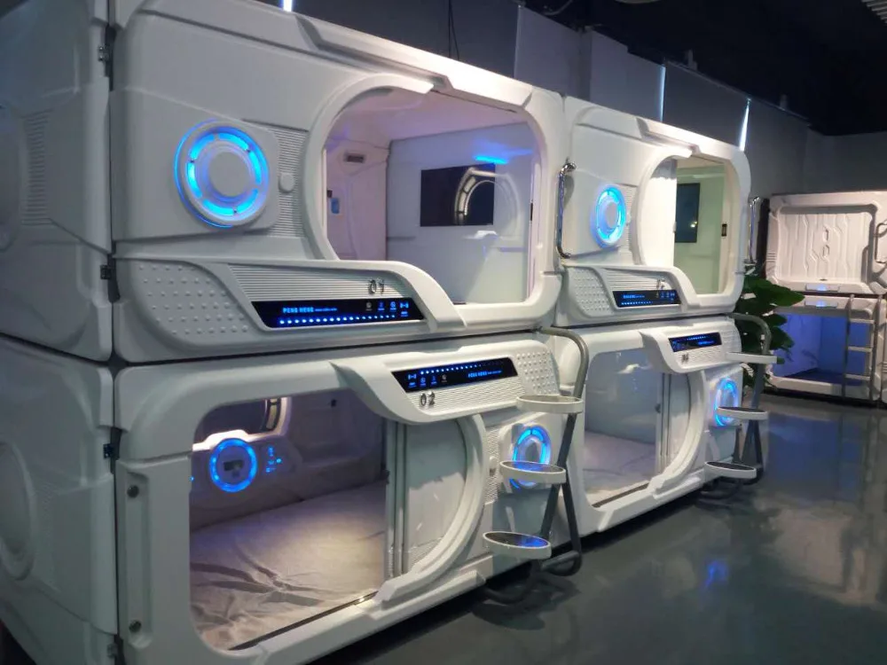2017 Hot Item Japan Capsule Hotel Bed Space Pod Capsule Hotel Bed Bunk
