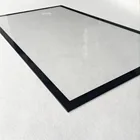 Clear flat edge LCD/LED/TV display screen glass