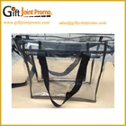 China Factory Cheap Big Shoulder Cross-Body Beach Clear PVC Bag