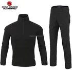 Multicam Mens Tactical Combat Airsoft Frog Suit Set Shirt Pants Military Uniform