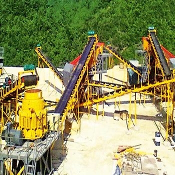 hot sale 50-200 tph complete crushing plant for granite sank making quarry