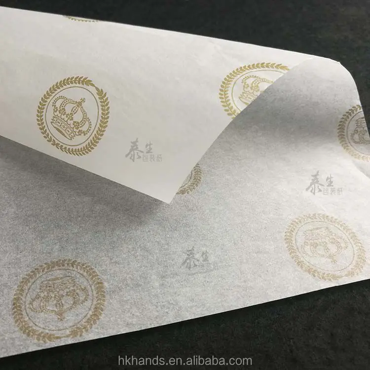 logo printed full color wholesale tissue paper,17gsm wrapping