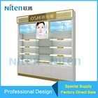 HOT SALE Retail Store Design Wooden Glass mobile phone cosmetic Display Showcase