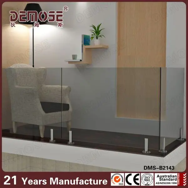 2015 new design for railings price glass hot selling frameless glass railing wholesale frameless glass deck railing