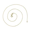 44644 Xuping simple shape fashion designer gold plated chain necklace jewelry
