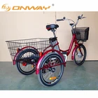 ONWAY 3 Wheel 36V 250W Lituium Battery Electric Cargo Bike Electric Bike Tricycle