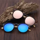 Custom bamboo cycling new fashion motorcycle bicycle wood glasses