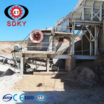 New complete aggregates jaw and impact crushing plant with low price