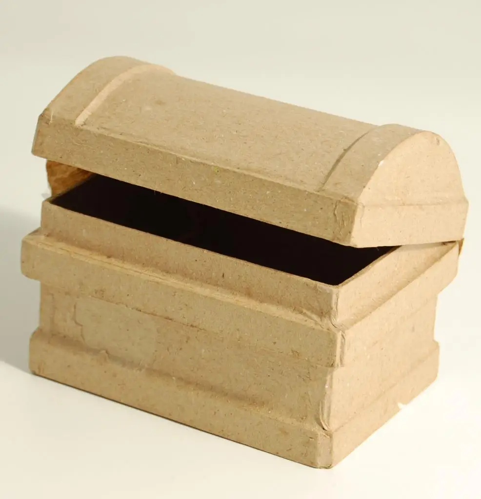 D160 Wholesale Bulk Paper Mache Treasure Chest Box Buy Paper Mache
