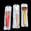6.5*24cm Pen zip lock packaging Opp bag header packing plastic bags wholesale Clear cosmetic brush poly bag with handles