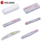 OSLONG wholesale manicure tool nail file / Four sides white sponge nail buffer block