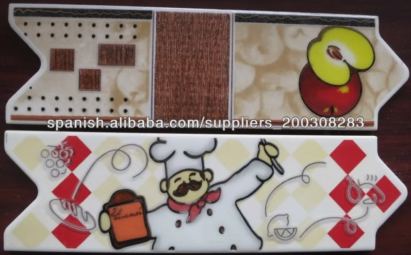 8x25cm Cenefas para la Cocina-Azulejos-Identificación del producto