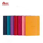 custom A5 hardcover school stationary diary travel leather notebook