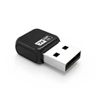 AC600 Mini Black Dual Band Nano USB 2.0 WiFi Wireless Adapter with Ultra-Fast Speed