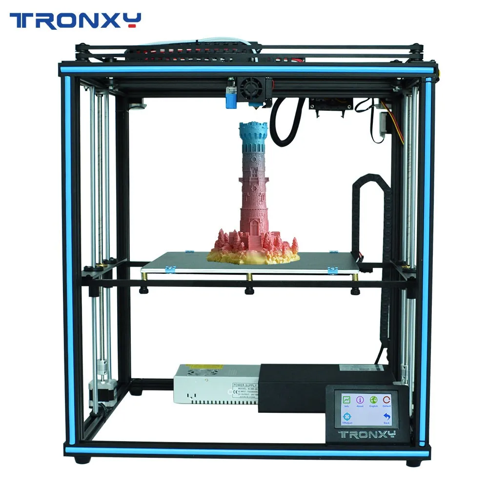 guide rail corexy fdm diy 3d printer tronxy x5sa pro titan