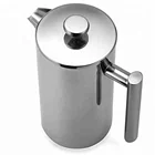 High quality double wall stainless steel coffee maker 800 ml