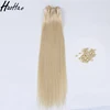 Grade 10a Cambodian human micro beads weft hair extensions