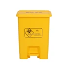 15L PP Garbage Medical Pedal Bin for Hospital Aisle Trash Can